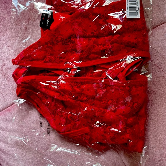2 for $20 Item! In Package!!! Lovehoney BNWT Red Plunge Teddy - Picture 2 of 3